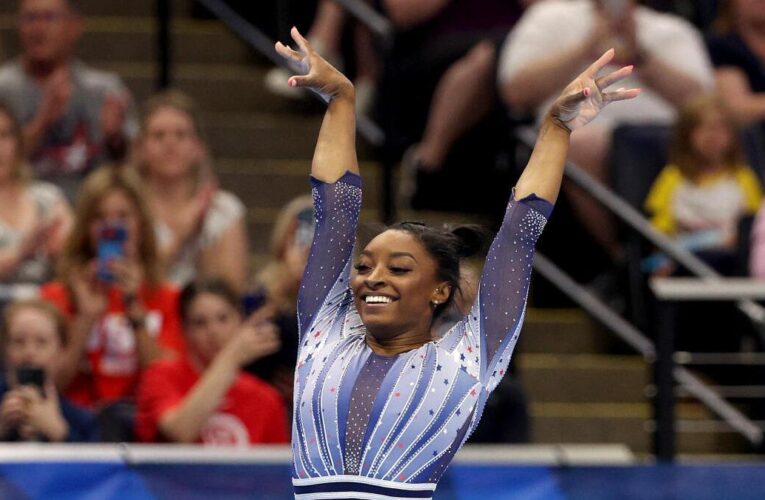 U.S. Trials: Simone Biles moves closer to third Olympic trip