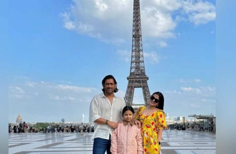 MS Dhoni’s Paris Diary: Wife Sakshi, Daughter Ziva And More…