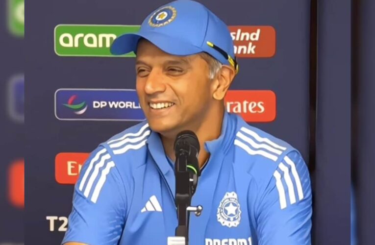 “Waah, Rahul”: Dravid Speaks Urdu In Press Conference, Then Lauds Himself