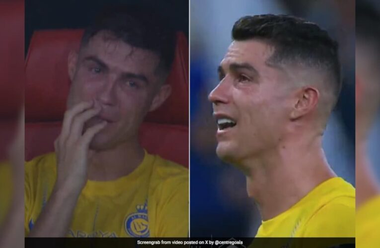 Tearful Cristiano Ronaldo Hard To Console As Al-Nassr Lose King’s Cup Final To Al Hilal. Video