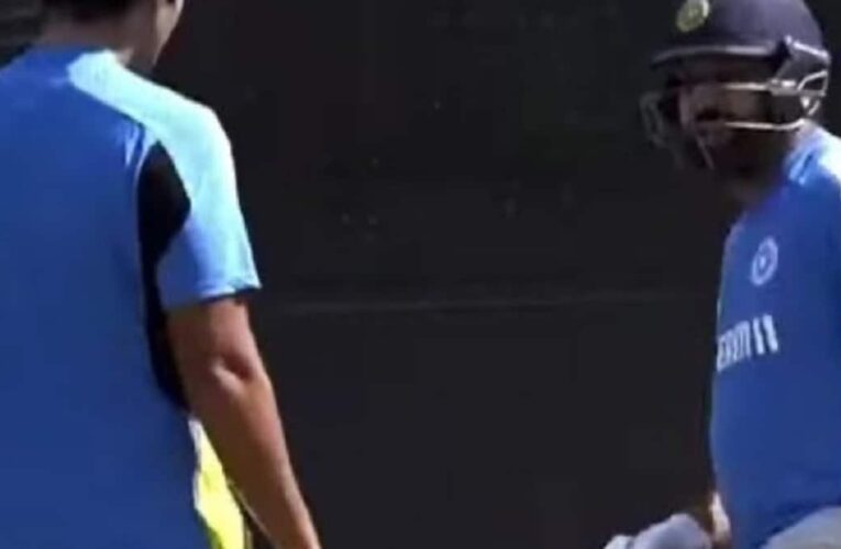 Rohit Sharma’s Intense Chat With ‘Bowler’ Shivam Dube Ahead Of T20 WC Warm-up Game. Watch