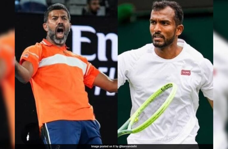 Confirmed: Rohan Bopanna And Sriram Balaji To Play Doubles At 2024 Paris Olympics