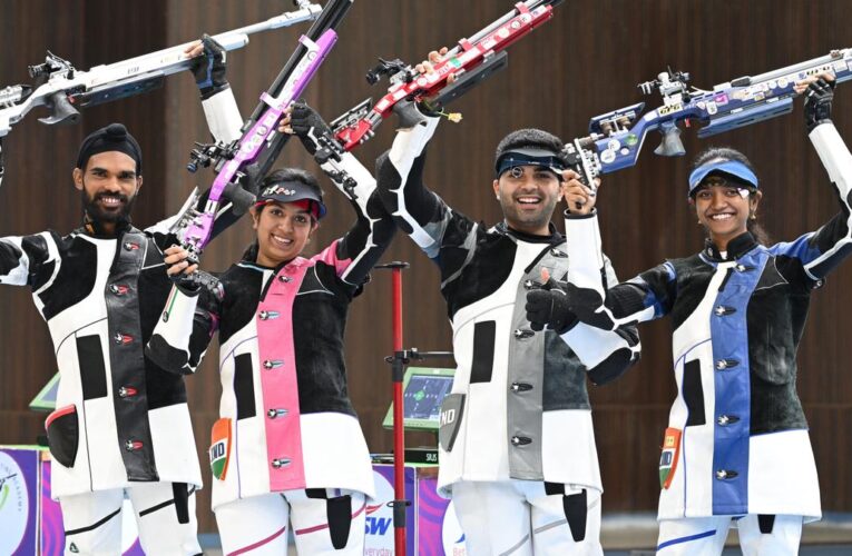 Paris 2024 Olympics: Arjun-Ramita finish 6th in 10m air rifle mixed team qualification; ruled out of medal contention