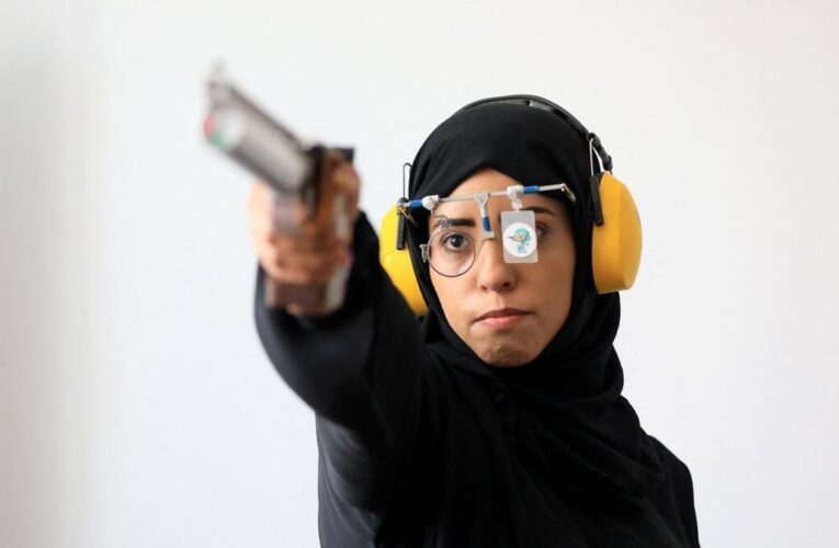 Gunning for the 2024 Paris Olympic Games: Yemeni shooter Yasameen Al-Raimi trains without a range