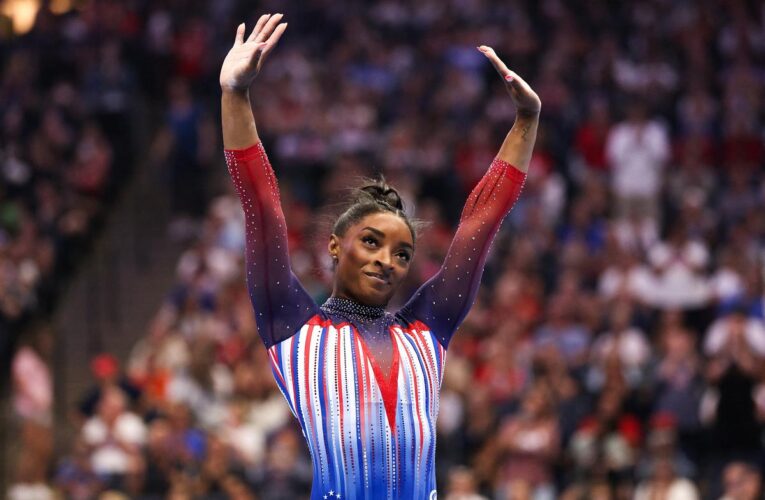 Simone Biles secures third Olympic trip after win at U.S. Olympic trials