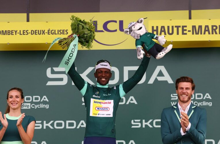 Tour de France 2024: Girmay wins Stage Eight as race remembers French president De Gaulle