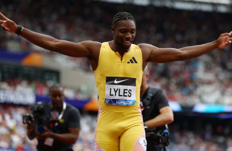 London Diamond League: Noah Lyles wins last 100m before Olympics in personal best