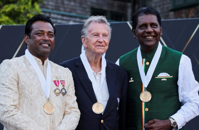 Leander Paes, Vijay Amritraj formally inducted into International Tennis Hall of Fame