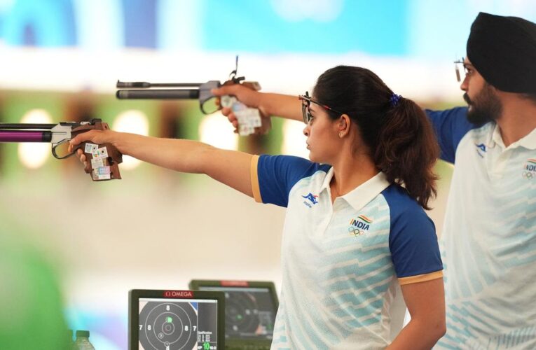 Paris 2024 Olympics: Manu Bhaker-Sarabjot Singh pair qualifies for bronze medal match in 10m Air Pistol Mixed Team event