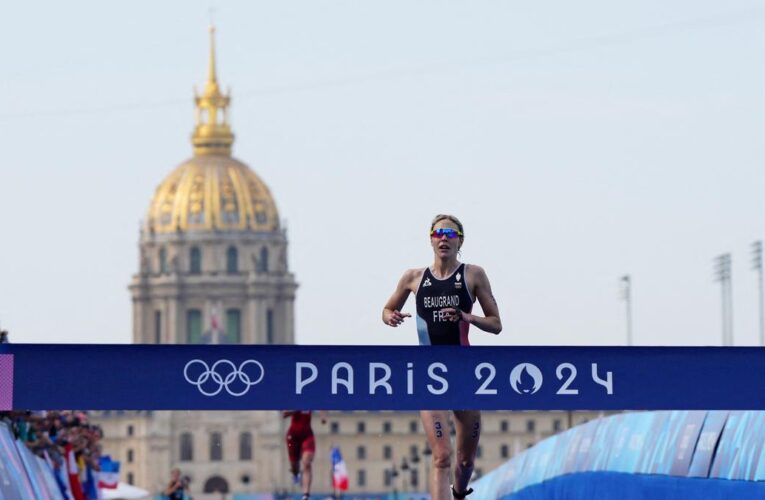 Paris Olympics 2024: Beaugrand of France wins women’s triathlon after concerns about water quality in Seine