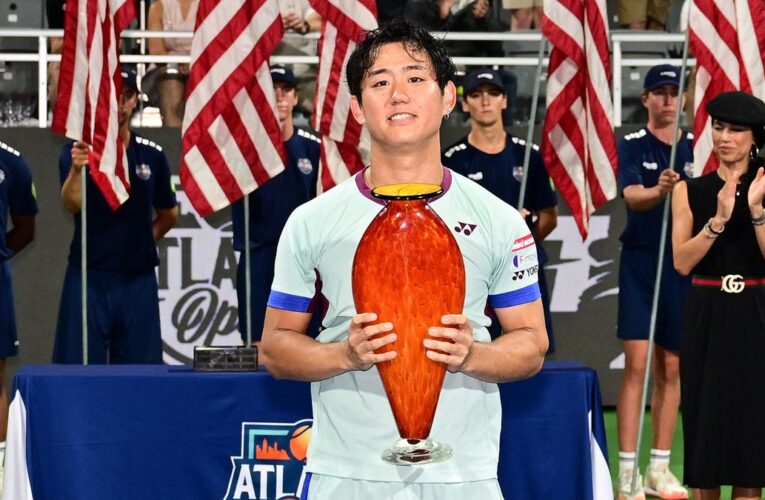 Atlanta Open 2024: Nishioka downs Thompson for title in rain-hit final 