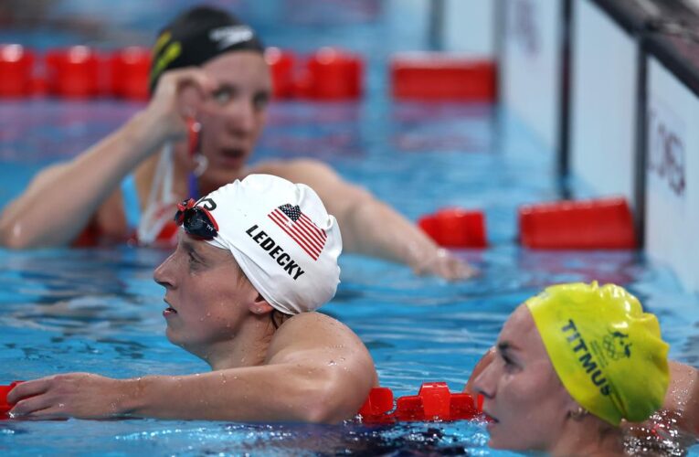 Paris 2024 Olympics: Ledecky starts with fastest time in 400m freestyle prelims, just ahead of Titmus