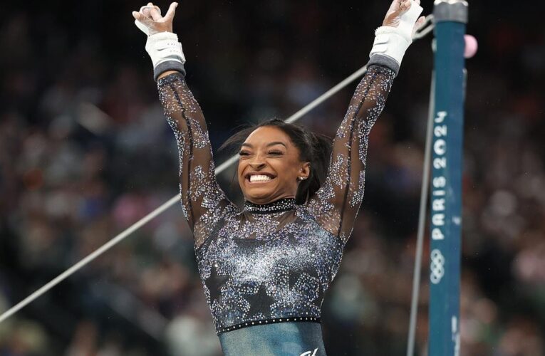 Paris 2024 Olympics: Simone Biles to compete on all four events at Olympic team finals despite calf injury