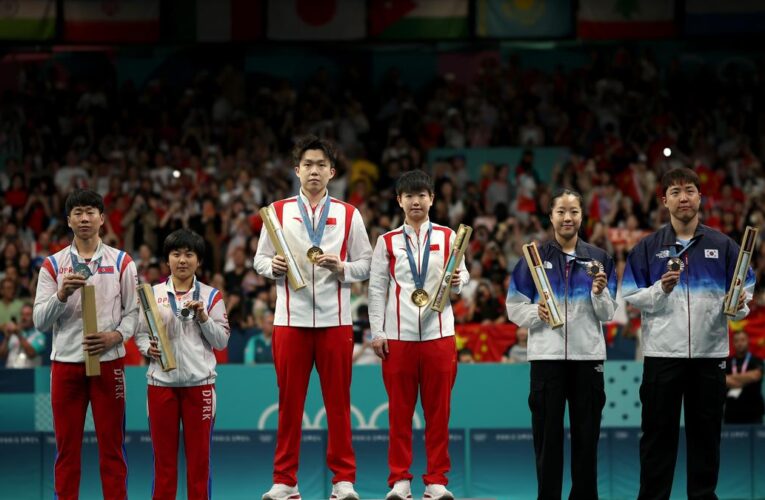 Paris Olympics 2024: China’s Wang and Sun win table tennis mixed doubles gold