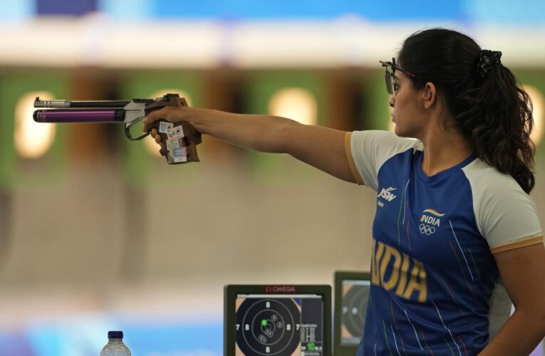 Who will be the key medal contenders in Manu Bhaker’s shooting events – 10m air pistol, 25m sports pistol?