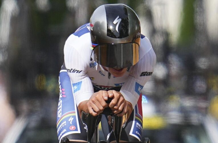 Tour de France 2024: Evenepoel wins time trial, Pogacar retains yellow jersey