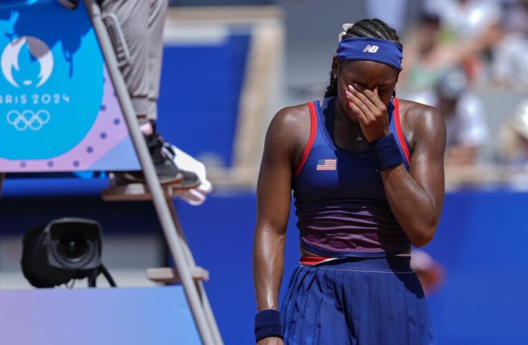 Paris 2024 Olympics: Gauff renews call for video reviews in tennis after line-call controversy in loss to Vekic