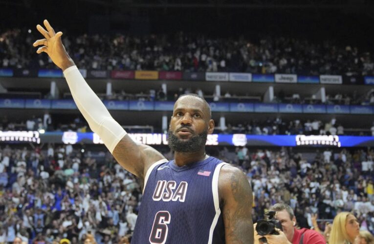 LeBron rescues USA from South Sudan shock in Paris Olympic warm-up