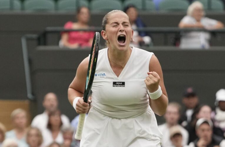 Wimbledon 2024: Ostapenko beats Putintseva to reach last eight