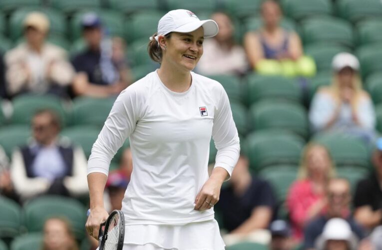 Wimbledon 2024: Ash Barty plays exhibition doubles match but happy to stay retired