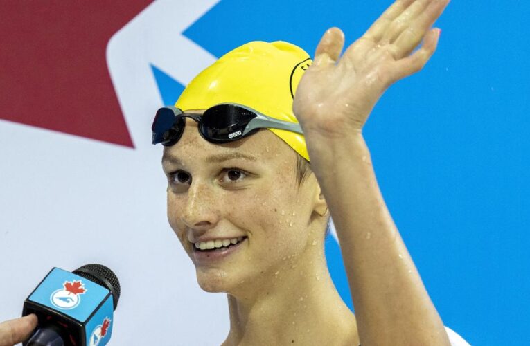 Swimming prodigy Summer McIntosh, a ‘force of nature’ heading for Paris Olympics