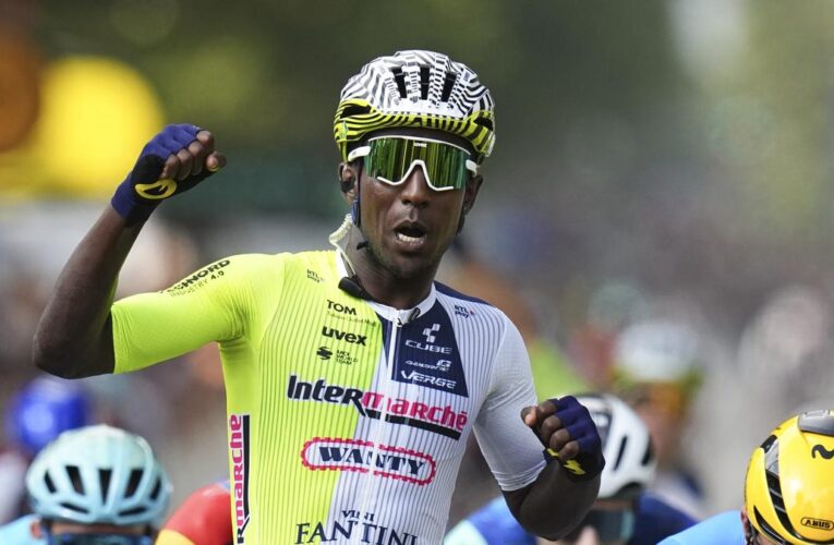 Tour de France 2024 stage three: Girmay becomes first Black African to win a stage