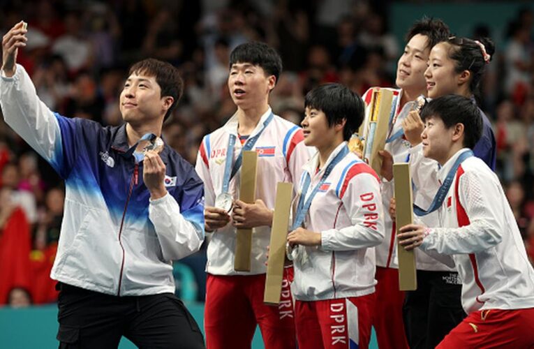 Paris 2024 Olympics: North-South Korea table tennis podium selfie goes viral