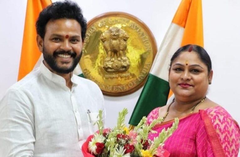 Union Minister requests Karnam Malleswari to set up academy in Srikakulam