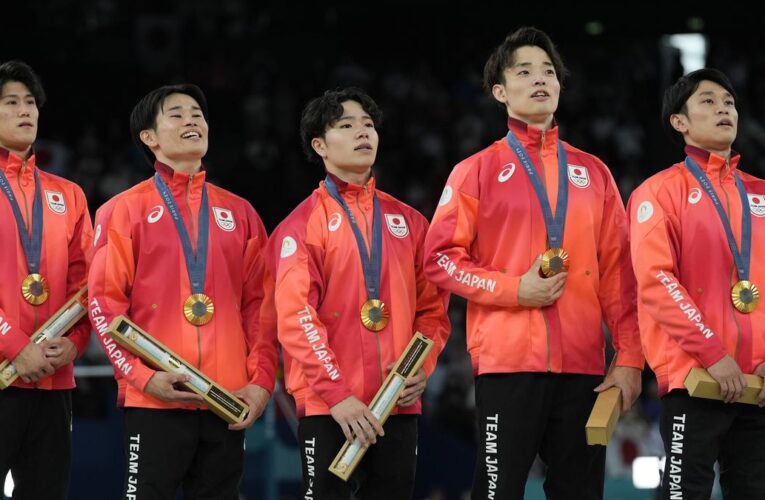 Paris 2024 Olympics: Japan surges past China for men’s gymnastics team gold, Americans end drought with bronze