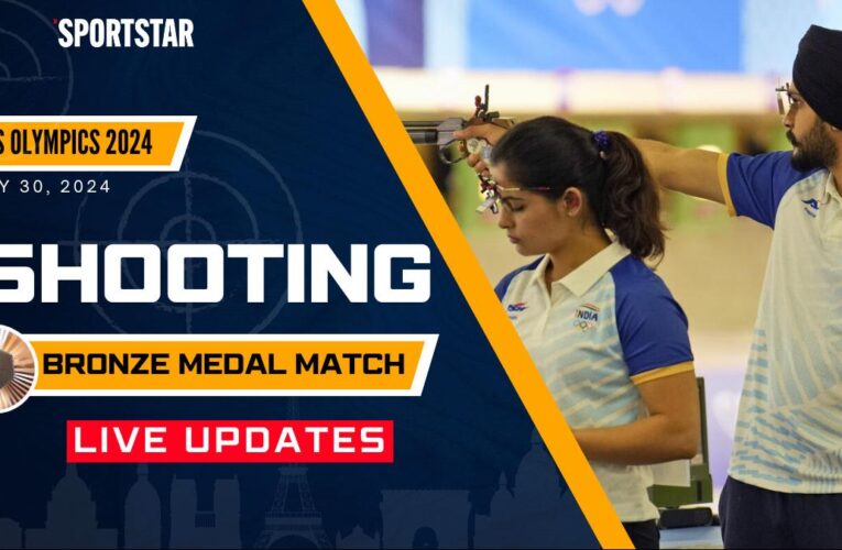 Paris 2024 Olympics, Shooting live score updates, July 30 blog: Manu Bhaker, Sarabjot Singh to feature in 10m air pistol mixed team bronze medal match at 1pm IST