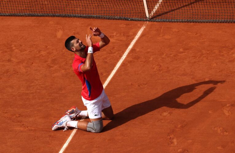 Novak Djokovic becomes the fifth player to complete a career Golden Slam