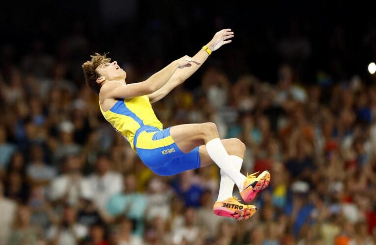 Paris Olympics: Duplantis sets new pole vault world record