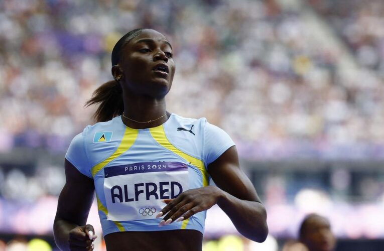 Julien Alfred wins Paris 2024 Olympics women’s 100m gold