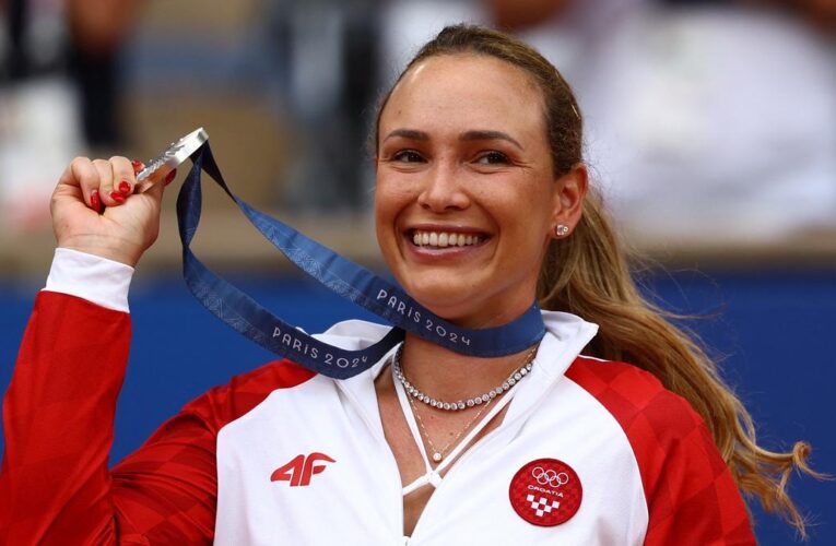 Paris 2024 Olympics: Croatia’s Vekic calls silver medal ‘incredible’ after series of mishaps