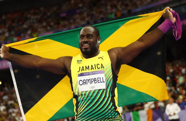 Paris 2024 Olympics: Rajindra Campbell, who gave up cricket for track, wins Jamaica’s first shot put medal