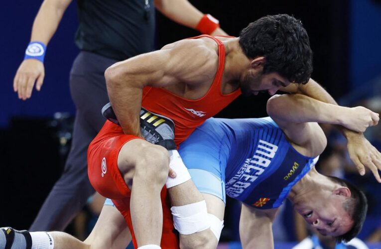 Paris 2024 Olympics: Aman Sehrawat qualifies for semifinal in men’s 57kg wrestling, to contest for a medal