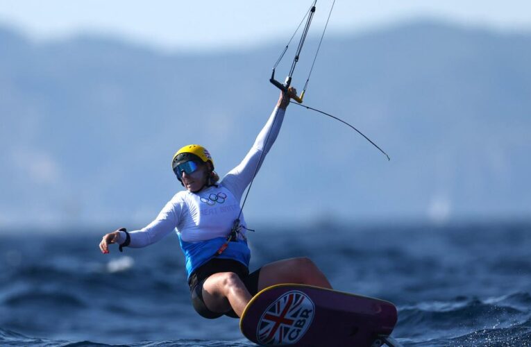 Paris Olympics 2024: Britain’s Aldridge wins women’s kiteboarding gold