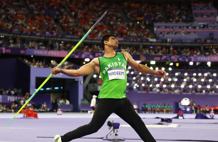 Arshad Nadeem of Pakistan becomes first to register two 90-metre throws in Olympics javelin final