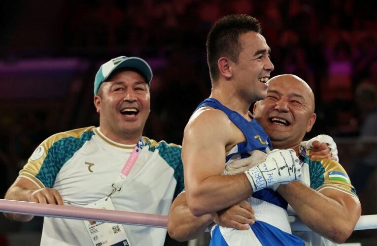 Paris Olympics 2024: After coach’s life was likely saved backstage, Uzbekistan dominates Olympic boxing tournament