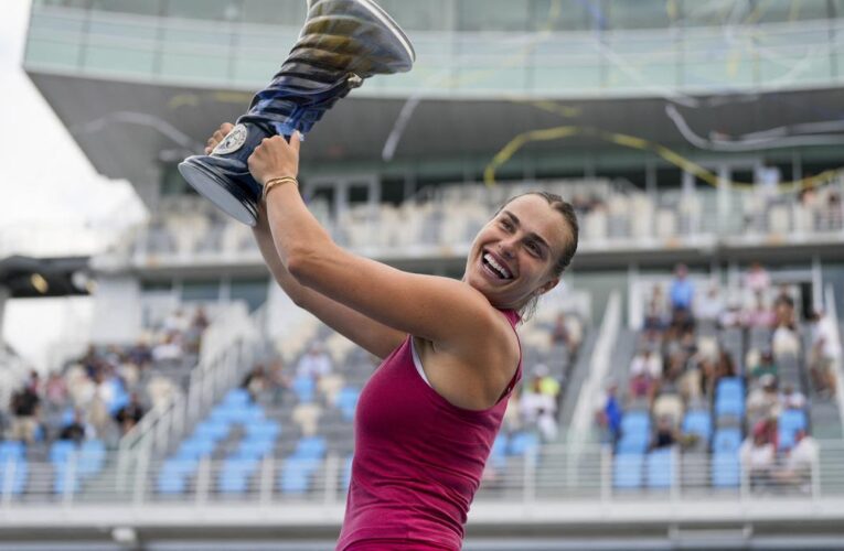 Cincinnati Open: Aryna Sabalenka overpowers American Jessica Pegula to win title