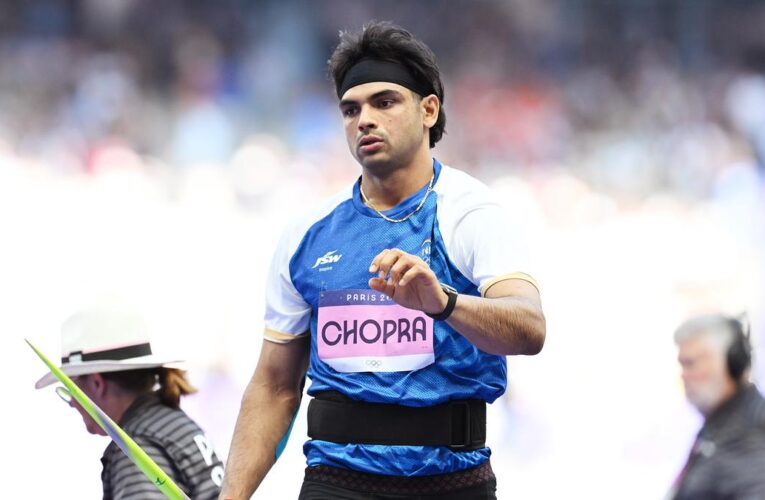 Paris 2024 Olympics: Why is Neeraj Chopra wearing a pink bib during javelin throw final?