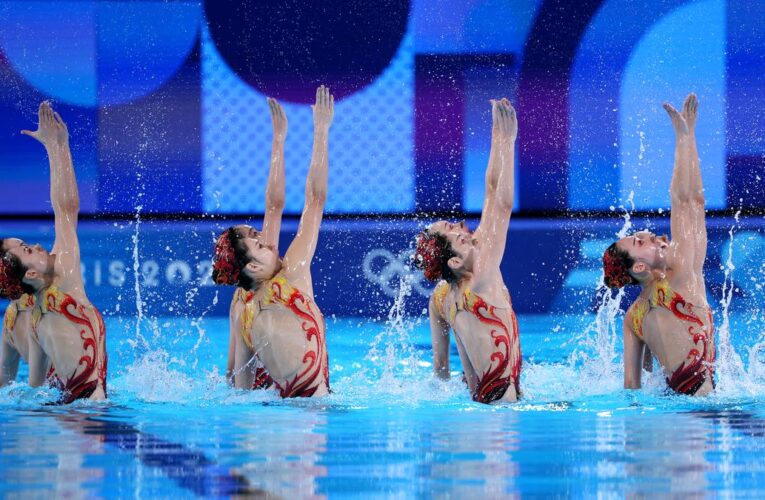 Paris 2024 Olympics: China takes gold medal position as team artistic swimming event kicks off