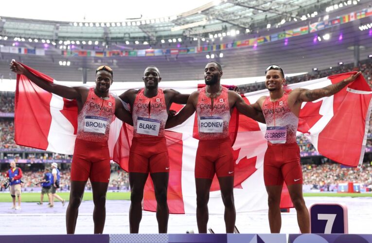 Paris Olympics 2024: De Grasse anchors Canada to men’s 4x100m relay gold