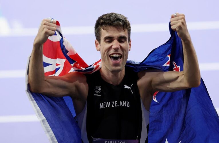 Paris 2024 Olympics: New Zealand’s Kerr wins gruelling men’s high jump