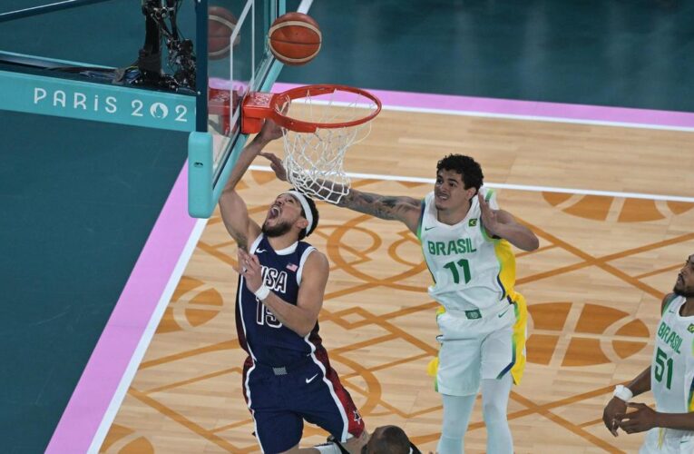 Paris Olympic 2024: US rolls into semifinals of basketball tournament, eases past Brazil 122-87