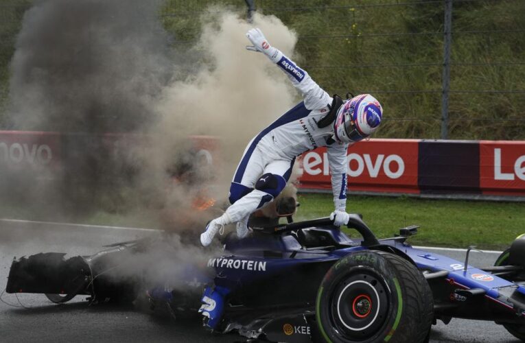 Formula 1: Williams racer Logan Sargeant crashes heavily in Dutch Grand Prix practice