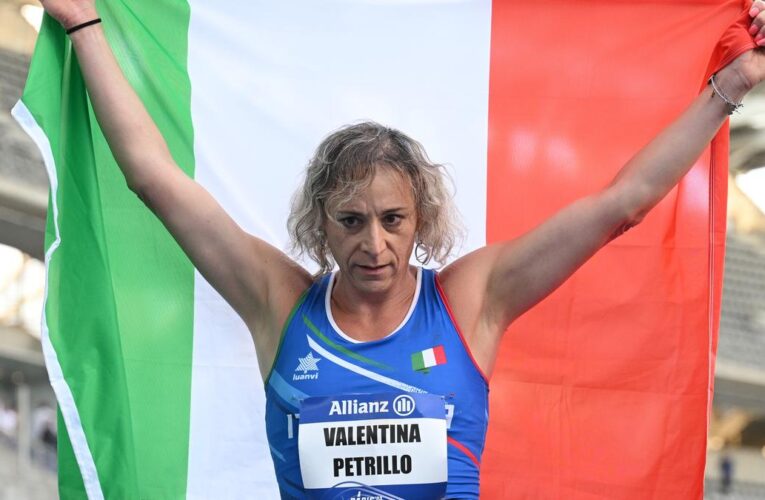 Italy’s Valentina Petrillo to be first transgender athlete at Paralympic Games