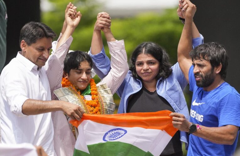 Vinesh Phogat receives emotional welcome upon return to India after Paris Olympics heartbreak