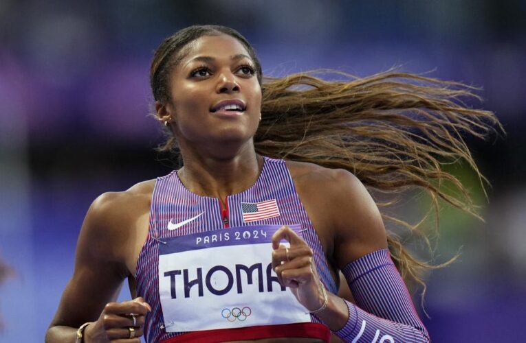 Paris 2024 Olympics: American Thomas fastest in women’s 200m semifinals