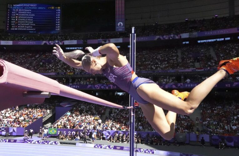 Paris 2024 Olympics, Athletics: Katie Moon of USA shines in start to pole vault title defence